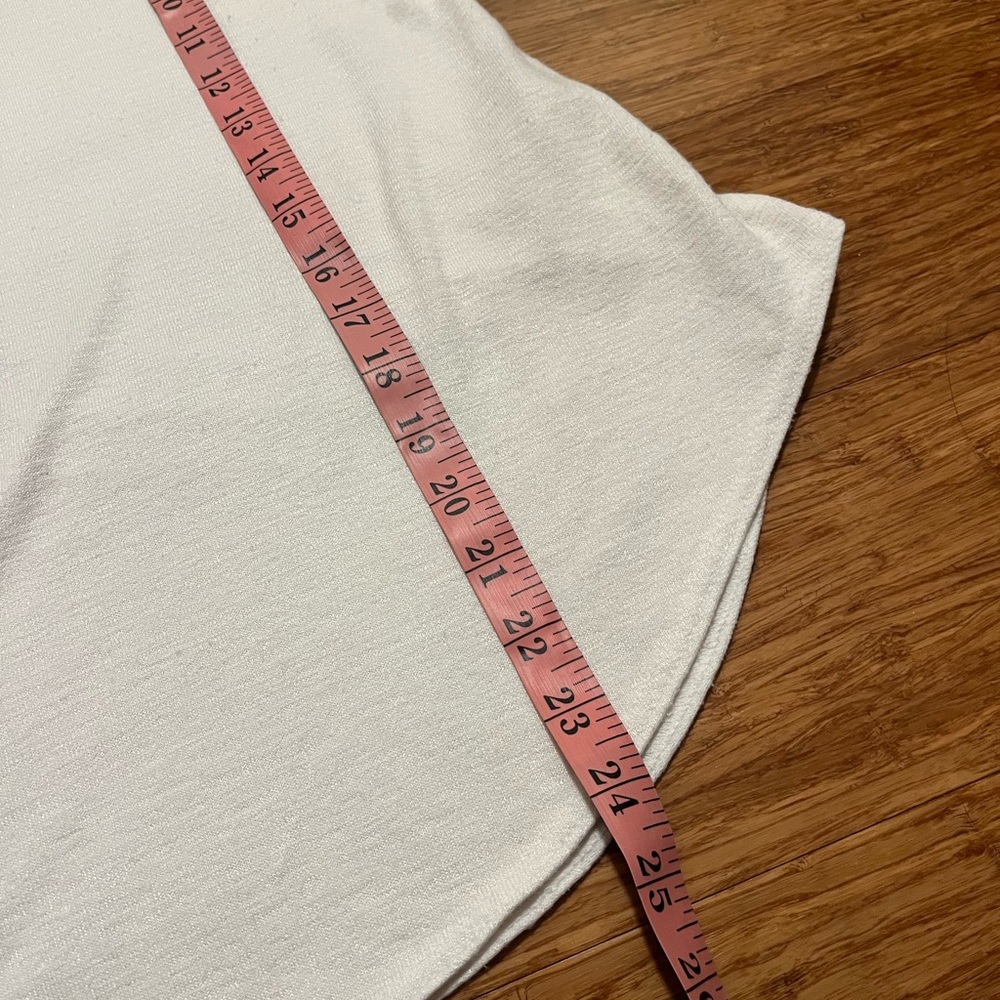 Aritzia Wilfred Free Off White Ivory Scoop Round Neck Tank Top. Size Large - Picture 9 of 10
